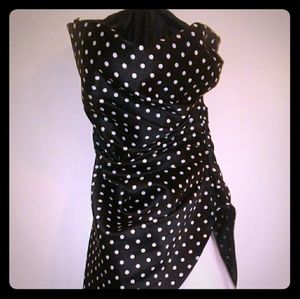 Polka Dot Prom Dress